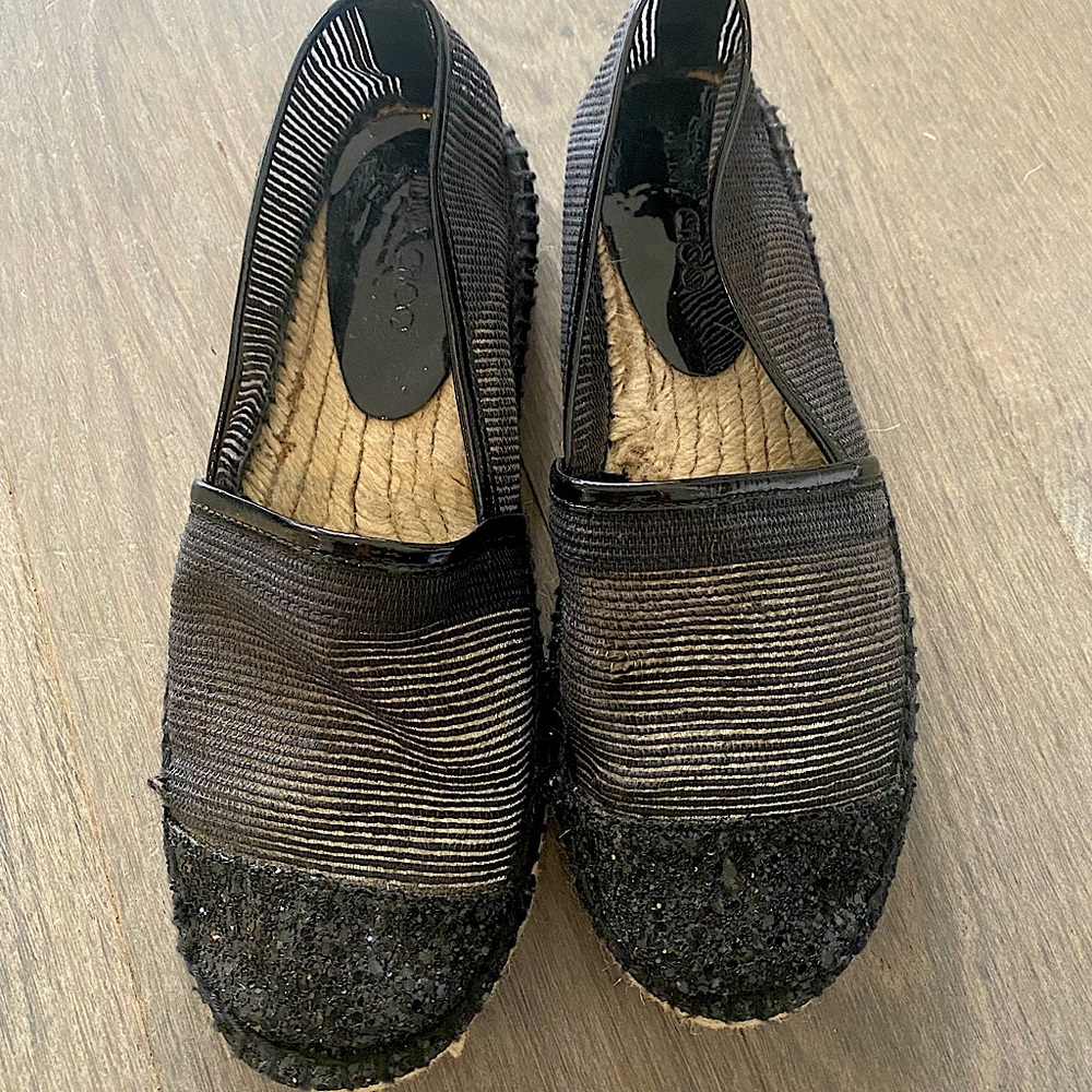 Jimmy Choo Glitter Toe Espadrilles